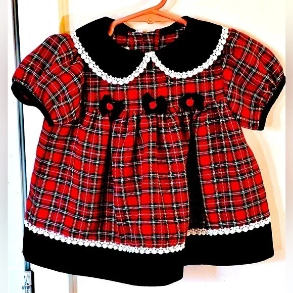 Bonnie Baby | Dresses | Baby Girl Boutique Bonnie Baby Smocked Christmas  Dress | Poshmark